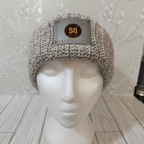 Love Your Melon Cream Blue Variegated Cleveland Cavaliers Knit Beanie Unisex OS - Picture 5 of 7